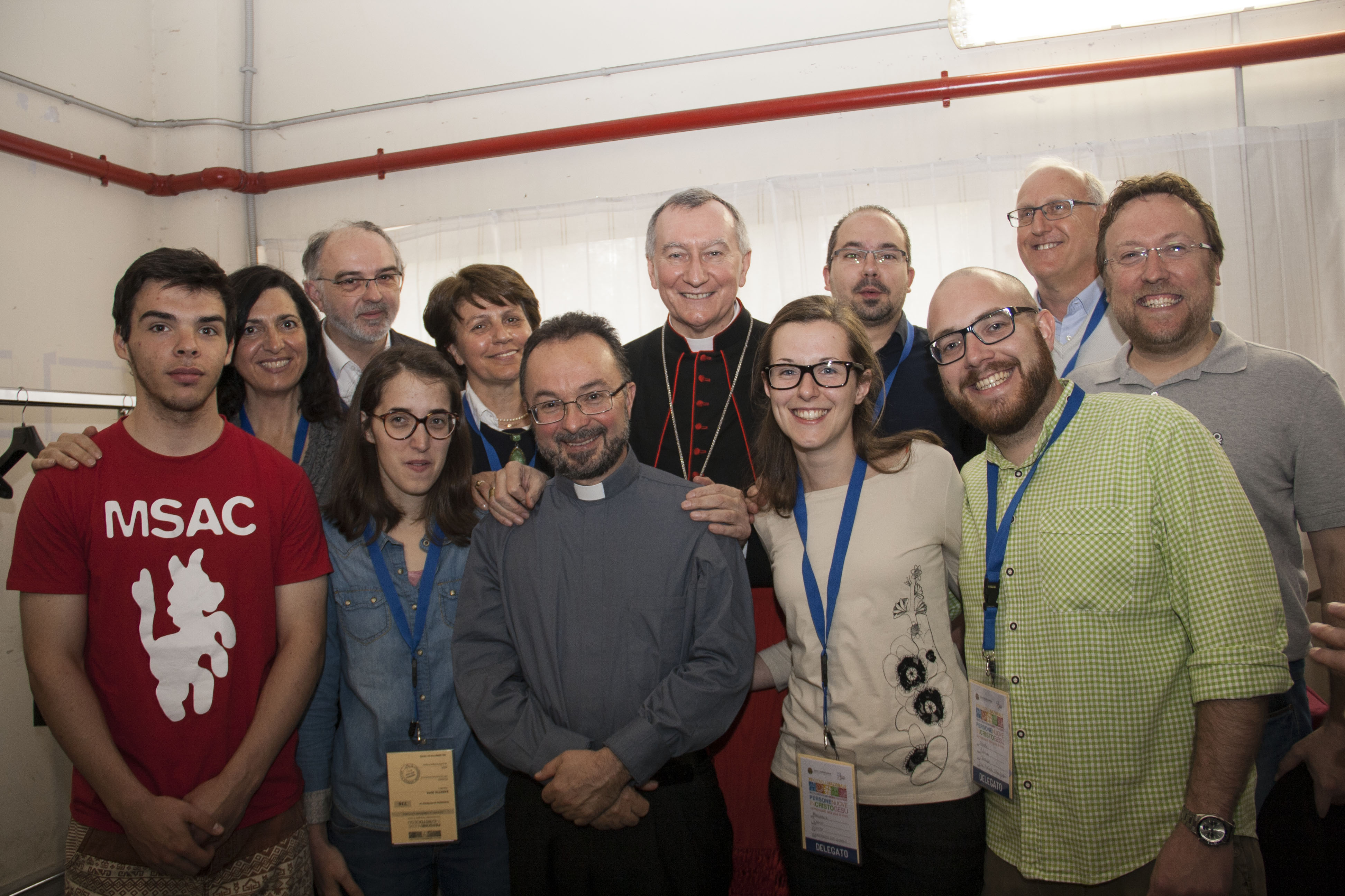 La delegazione diocesana ha incontrato mons. Pietro Parolin alla XV^ Assemblea nazionale