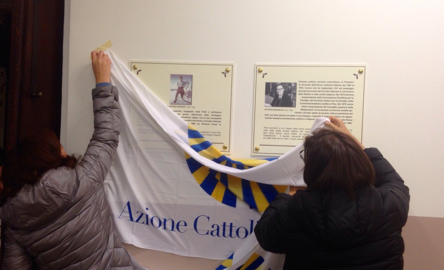 Dedicazione delle stanze del Pensionato studenti, casa dell’Ac vicentina