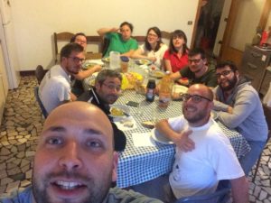 cena_pellegrinaggio misericordia giovani2016
