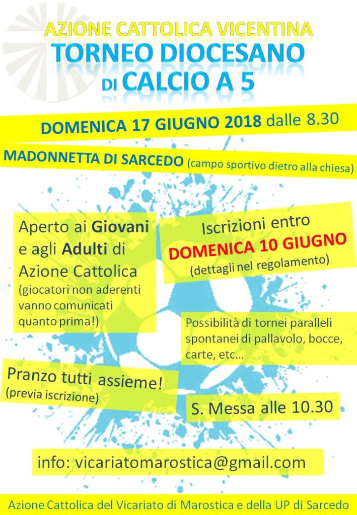 locandina torneo calcetto 2018