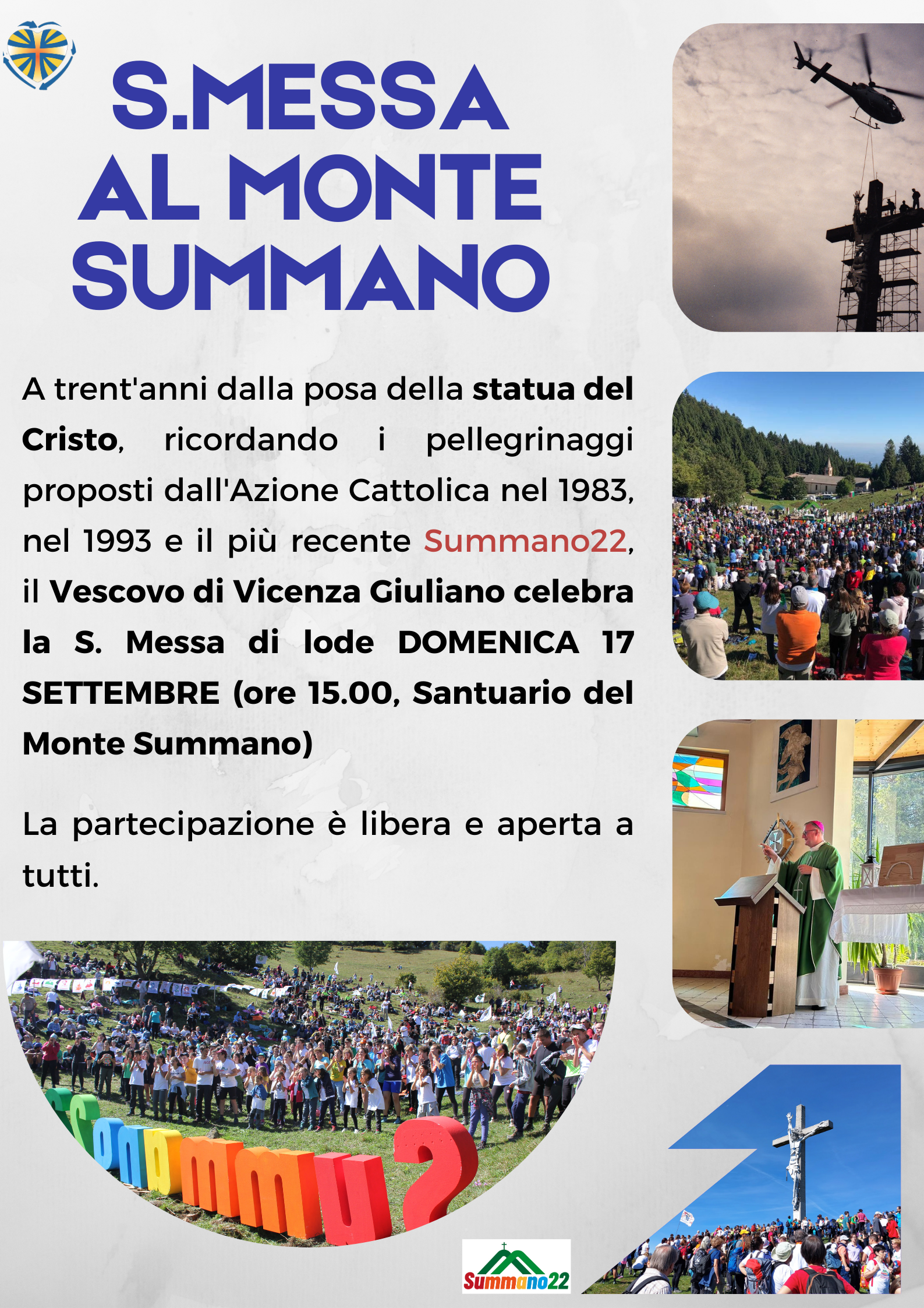 S. Messa Monte Summano 17 settembre 2023