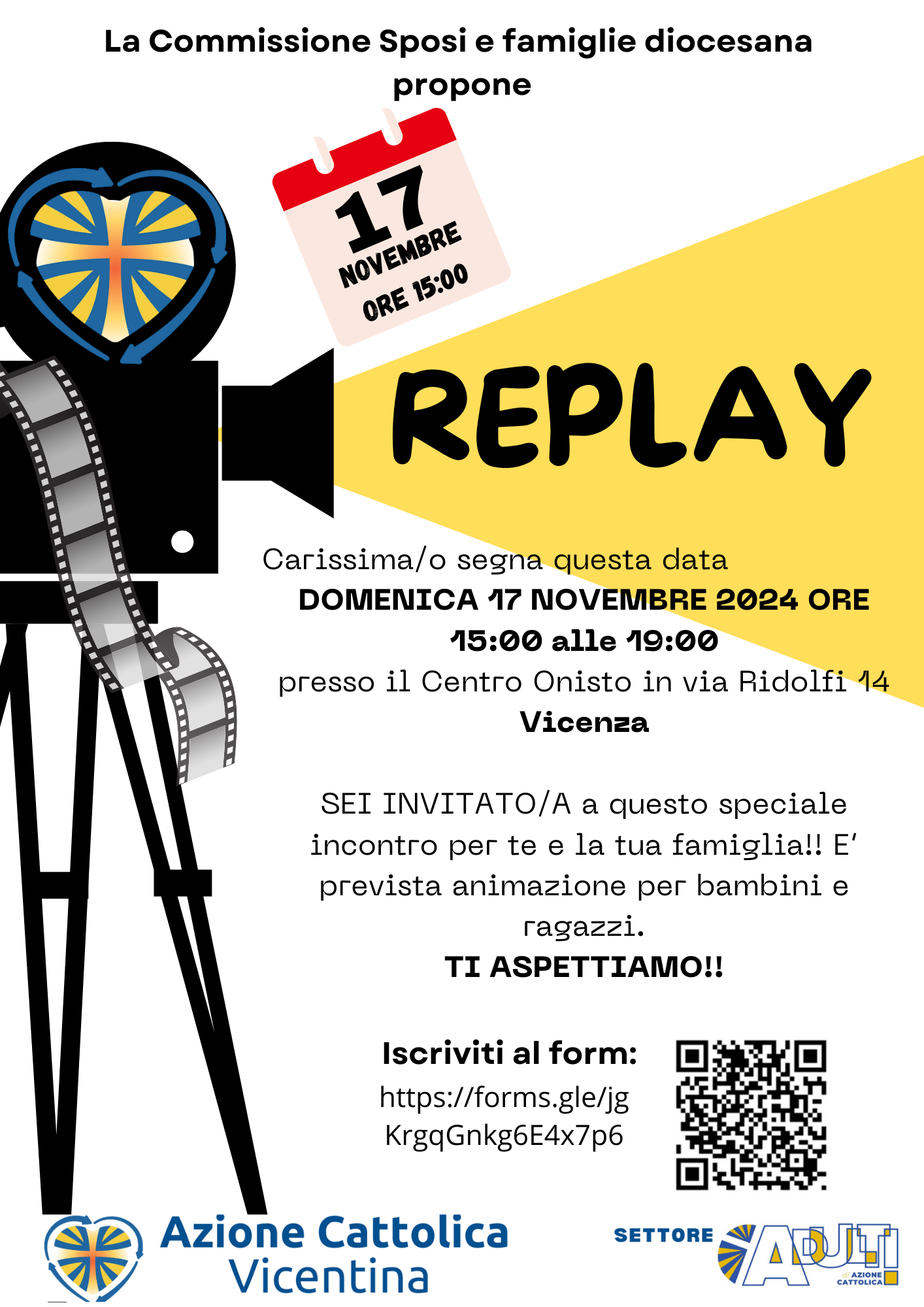 Giornata per famiglie 17 novembre